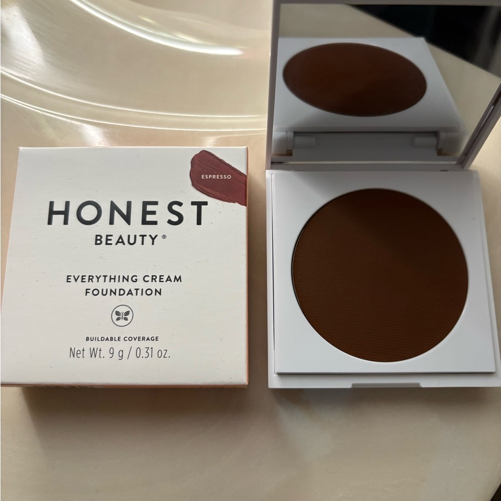 Honest beauty Everything Cream Foundation - Espresso (Deep Brown) bundle 2 pack!